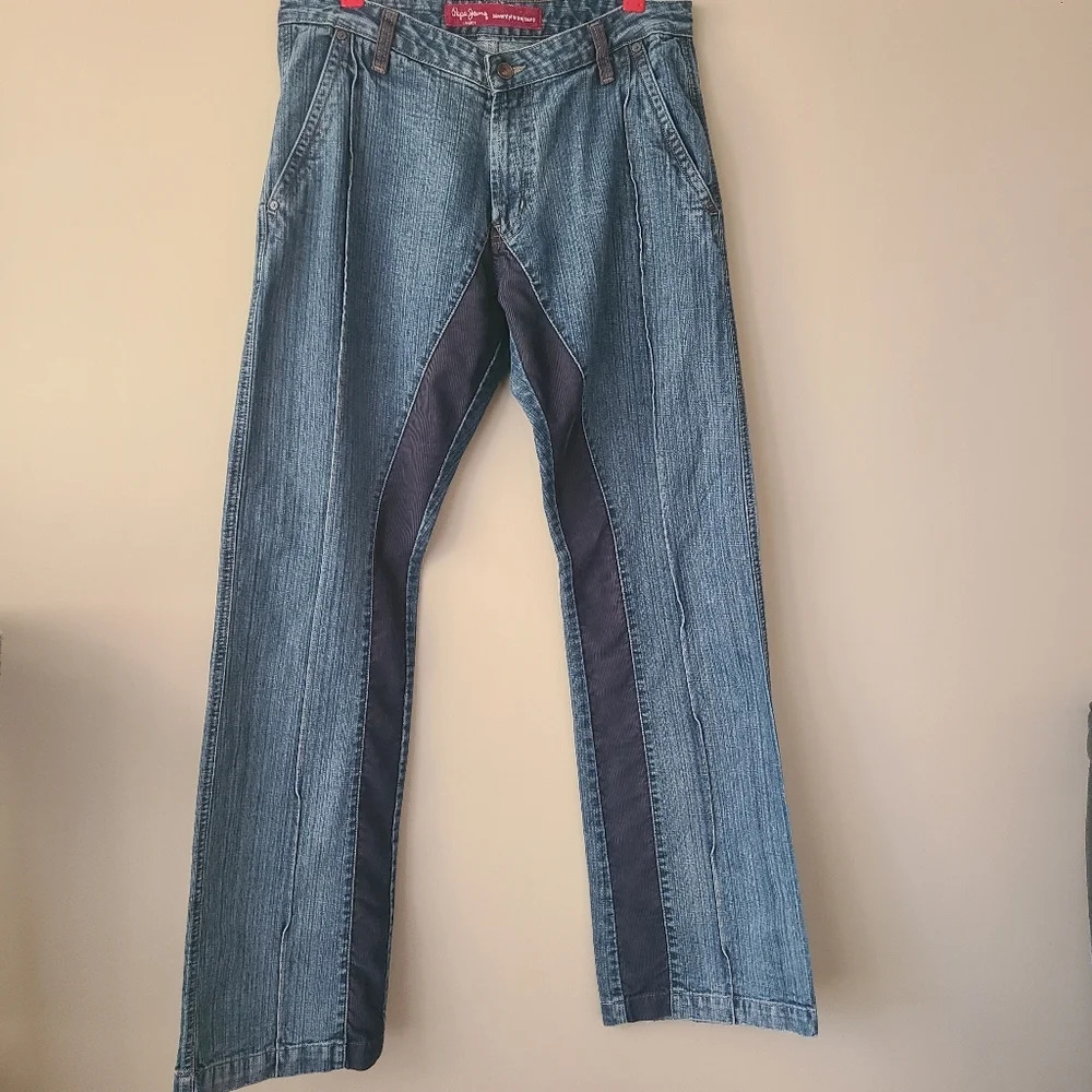 Pepe jeans London women's sz.34 with Corduroy insert